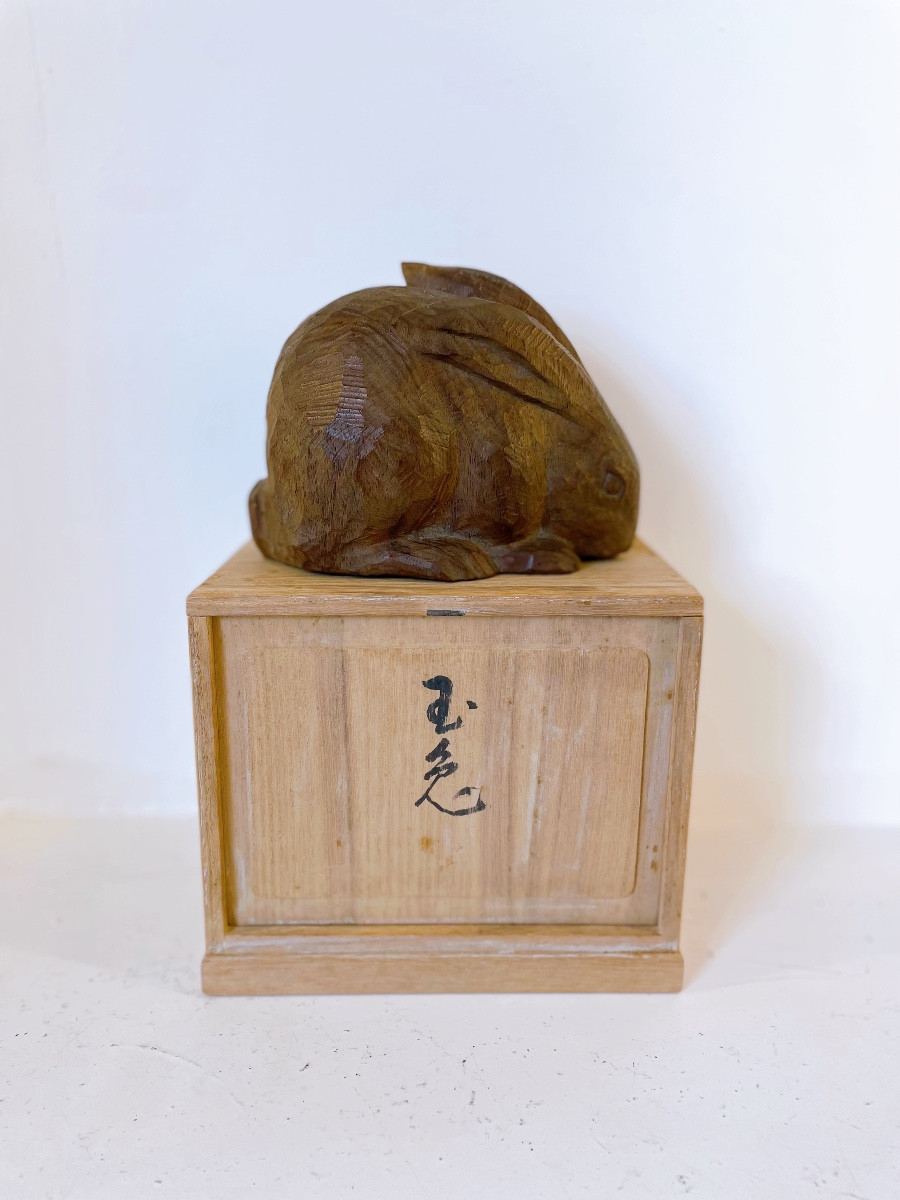 Wooden Rabbit Yokoyama Hakutei Japan -photo-6