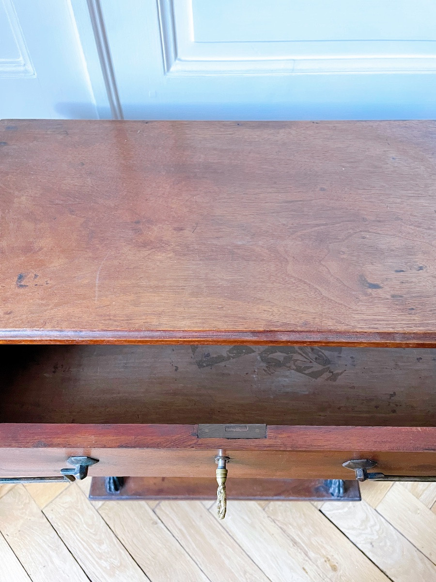 Console du XIXᵉ siècle en bois massif style Empire -photo-2