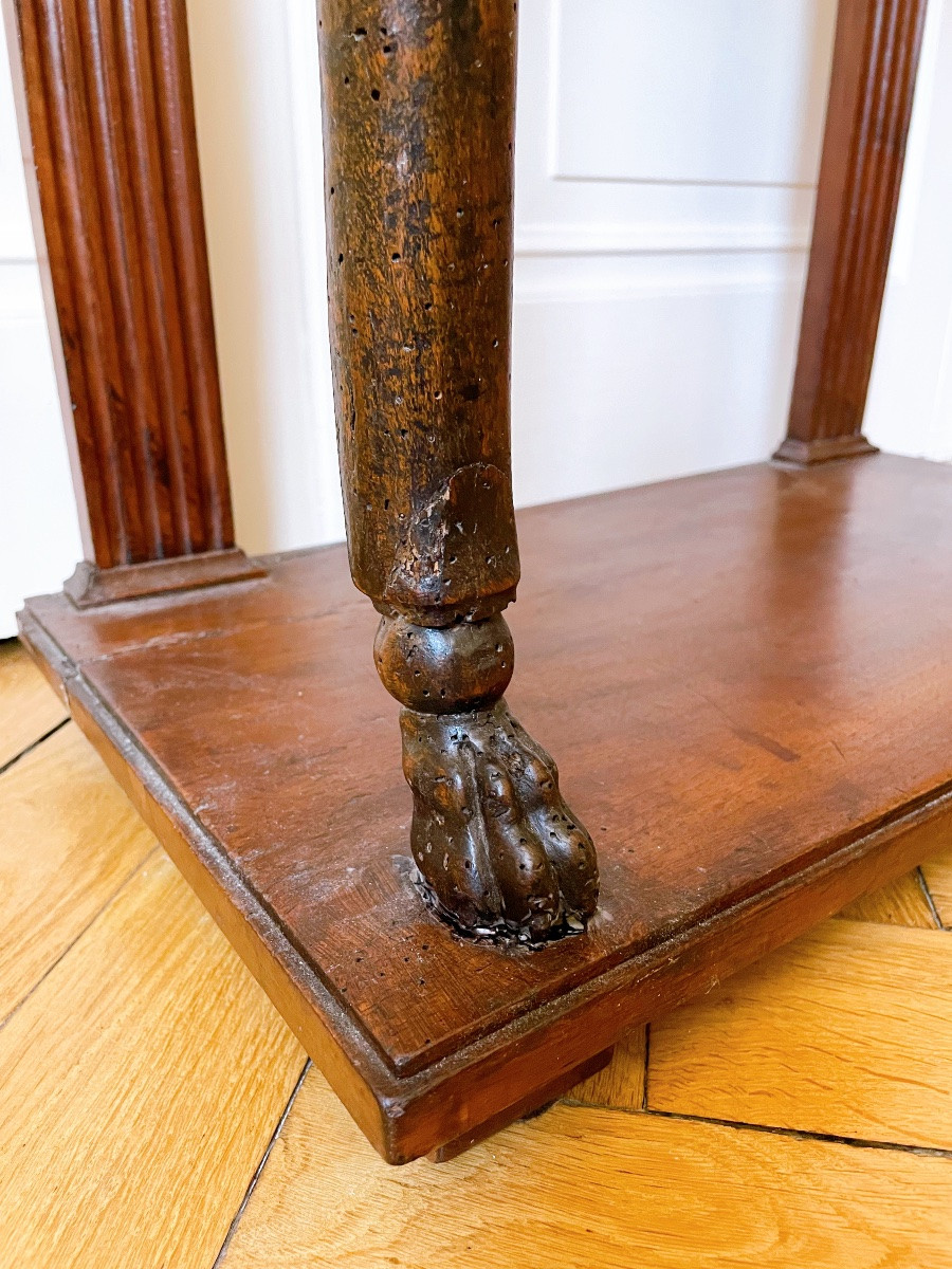 Console du XIXᵉ siècle en bois massif style Empire -photo-4