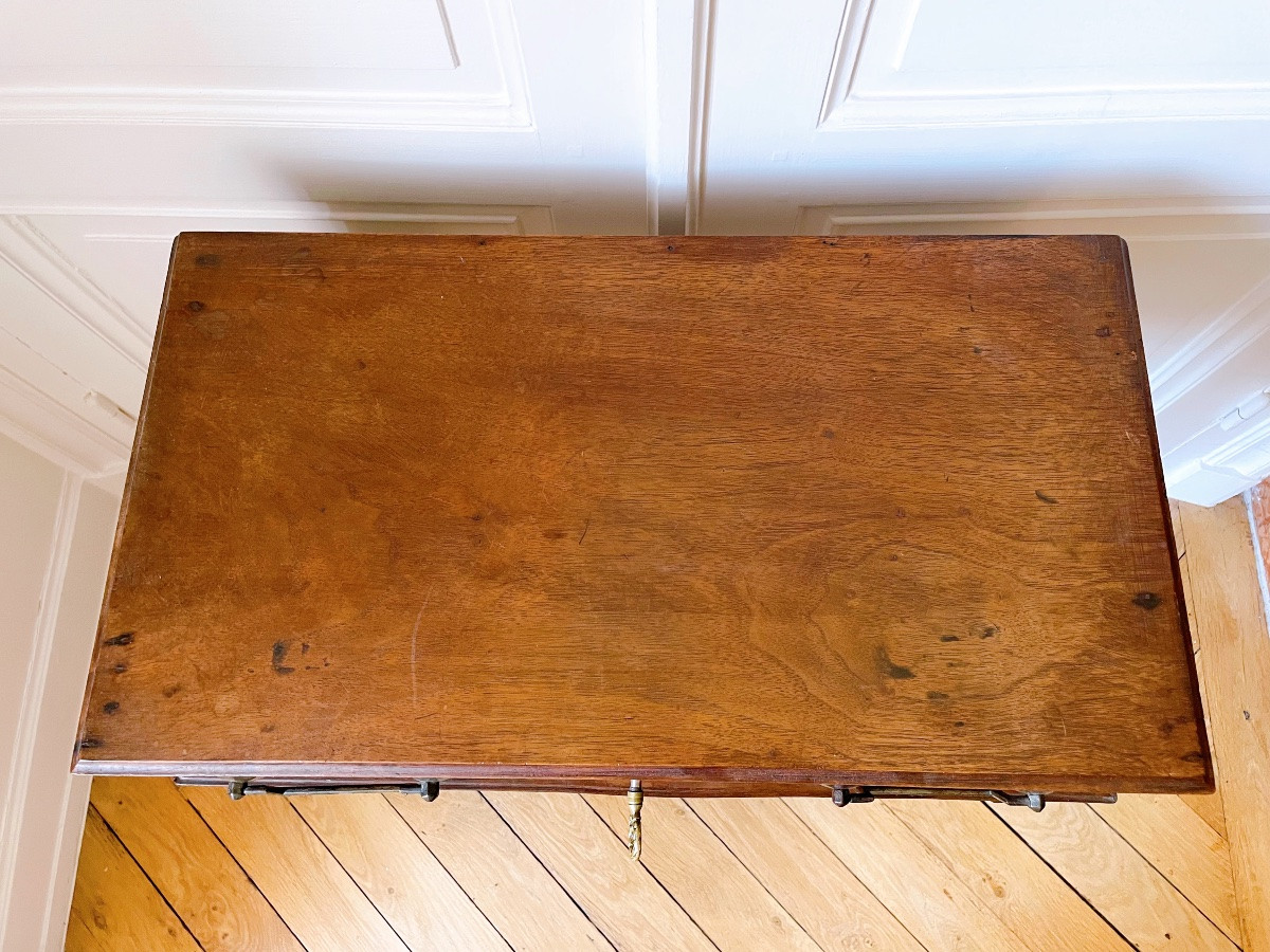 Console du XIXᵉ siècle en bois massif style Empire -photo-6