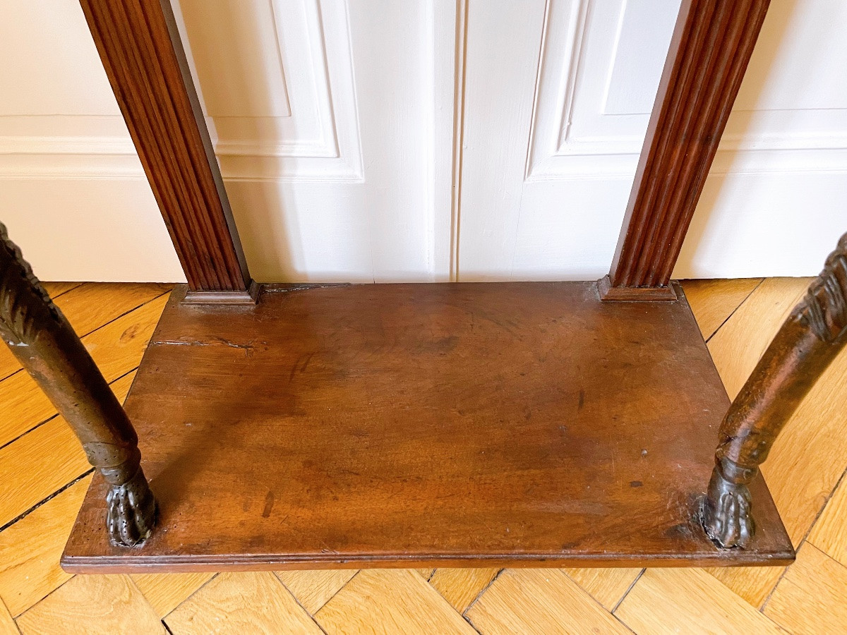 Console du XIXᵉ siècle en bois massif style Empire -photo-7
