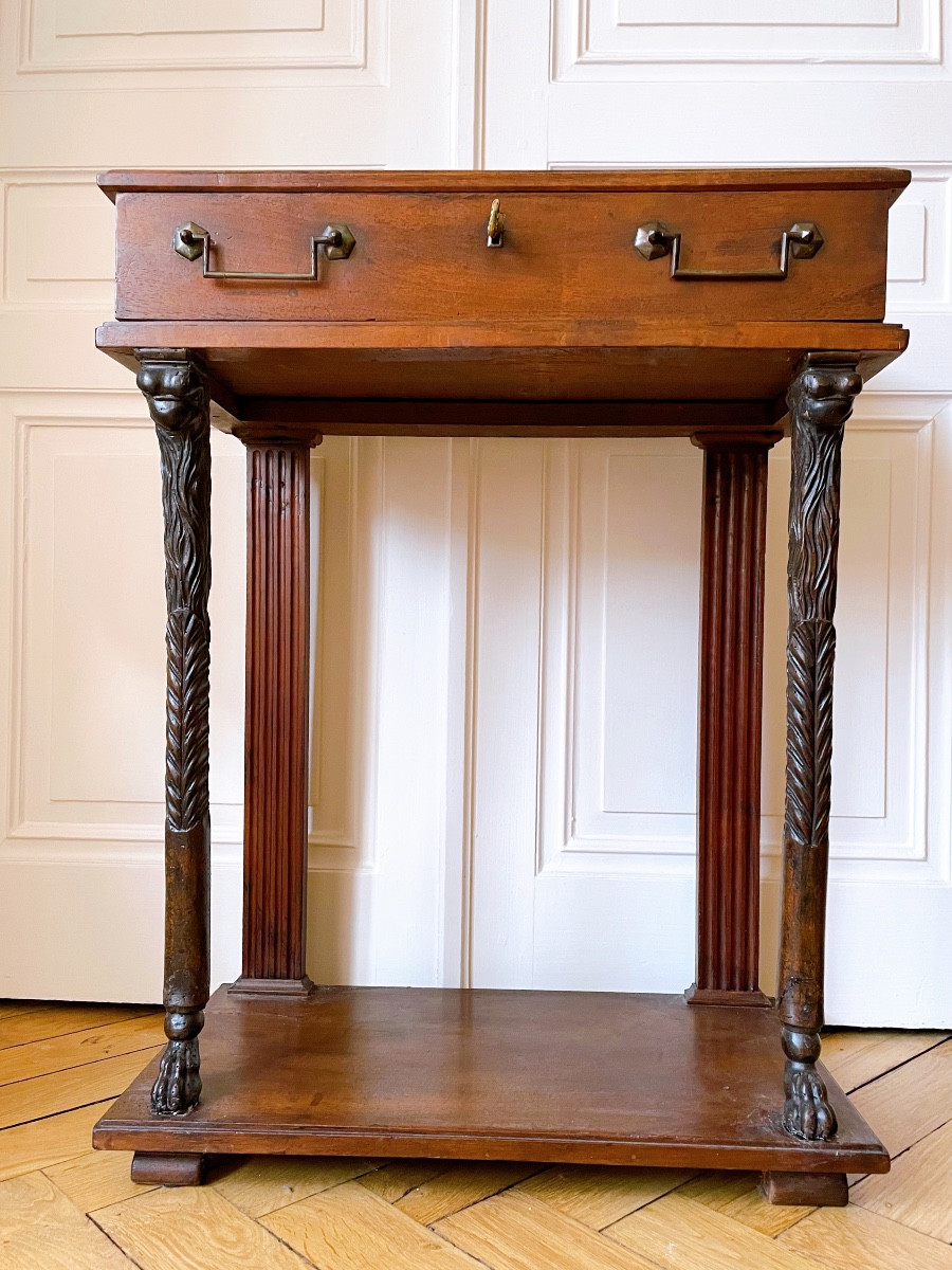 Console du XIXᵉ siècle en bois massif style Empire 