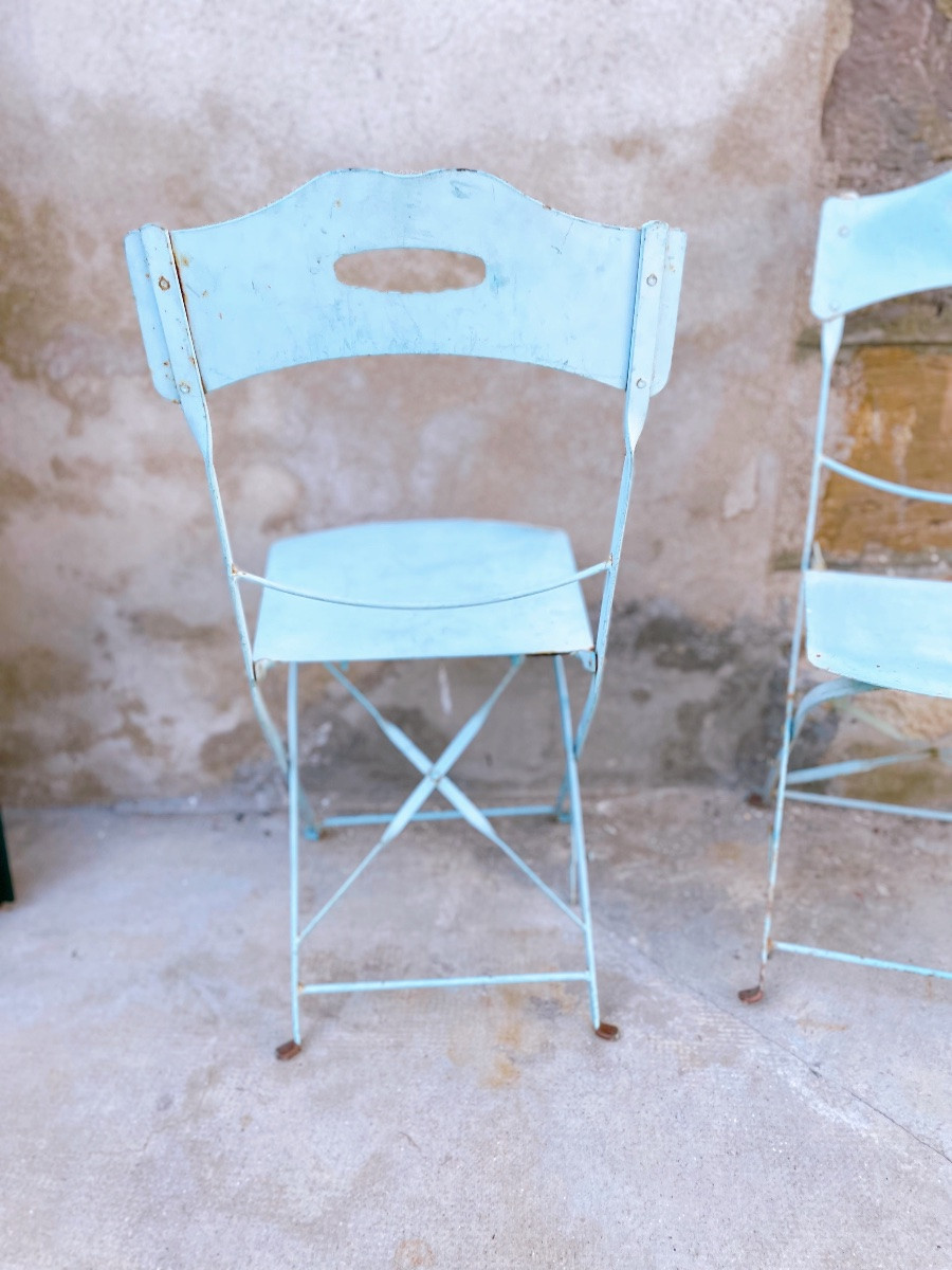 Sky Blue Garden Chairs-photo-4