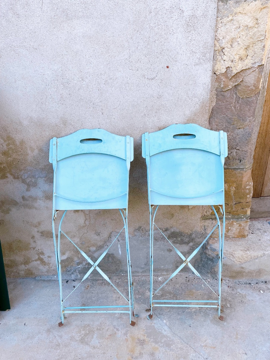 Sky Blue Garden Chairs-photo-3