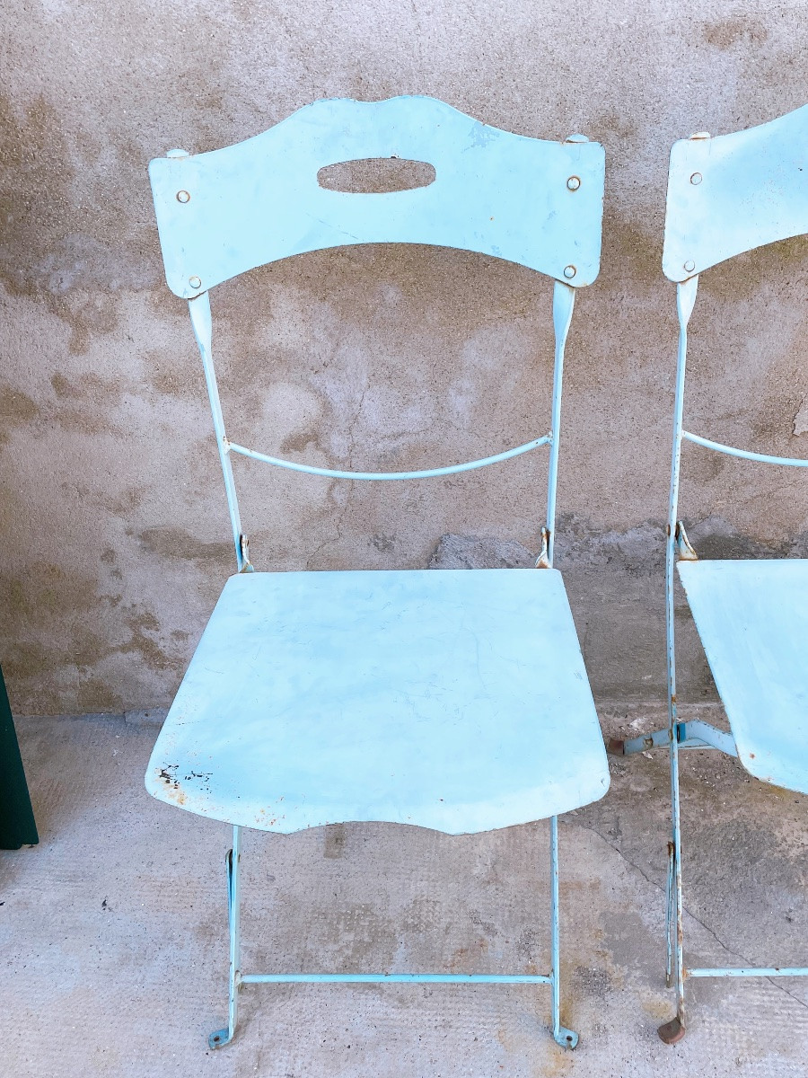Sky Blue Garden Chairs-photo-4