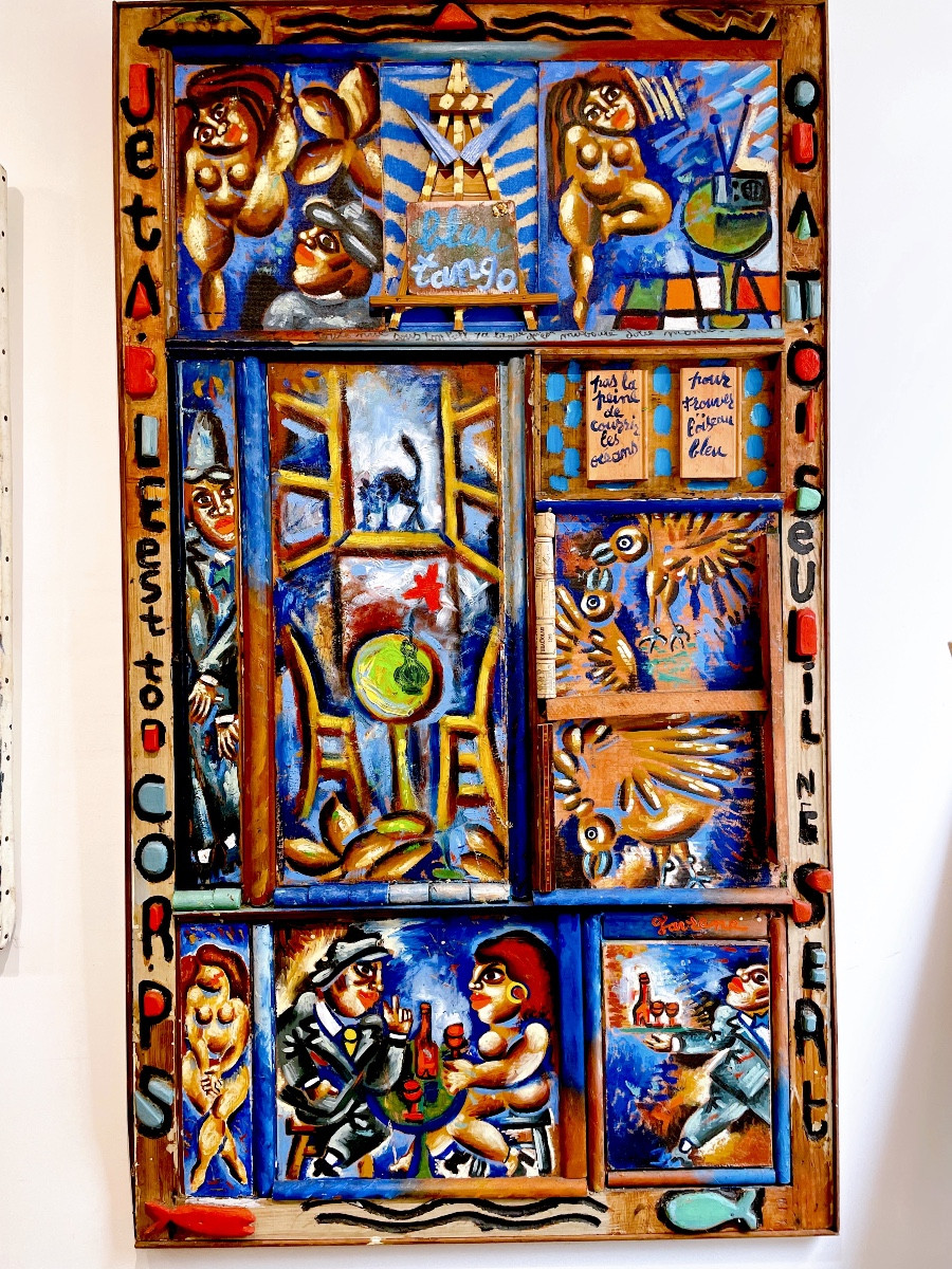 Peinture Technique mixte Favrene 