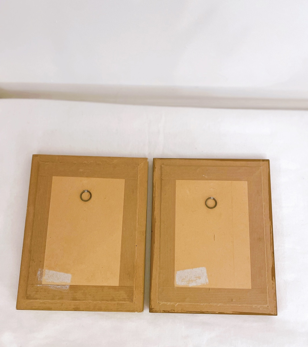 Pair Of Engravings Young Flute Player And Garland Player-photo-4