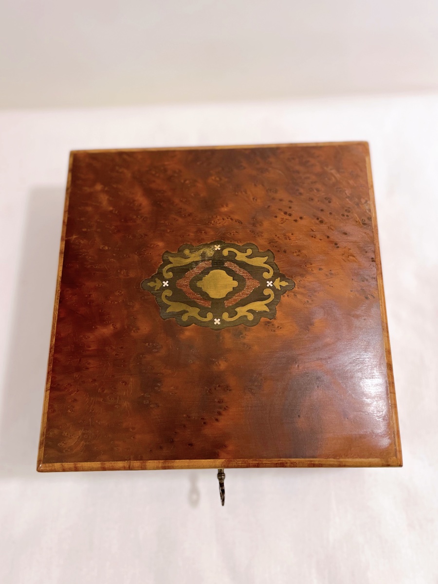 Napoleon III Period Or Style Jewelry Box, Late XIXᵉ Century-photo-2