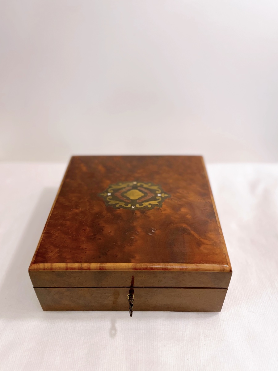 Napoleon III Period Or Style Jewelry Box, Late XIXᵉ Century