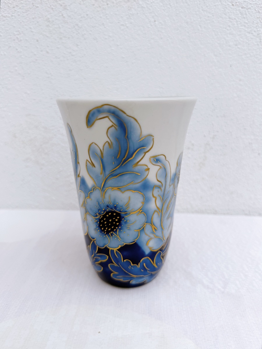 Limoges Porcelain Vase By Camille Tharaud-photo-2