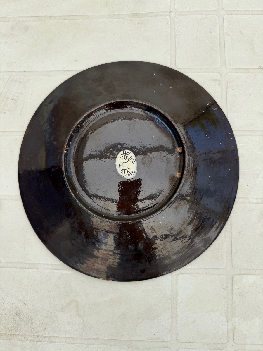Plate With Edelweiss Motifs, Thun, Switzerland -photo-3