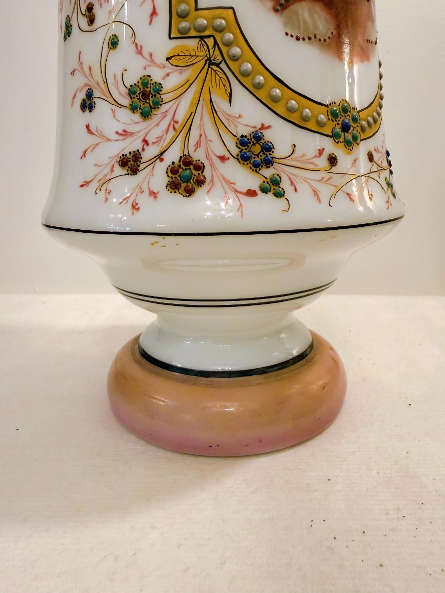 Vase en opaline -photo-2