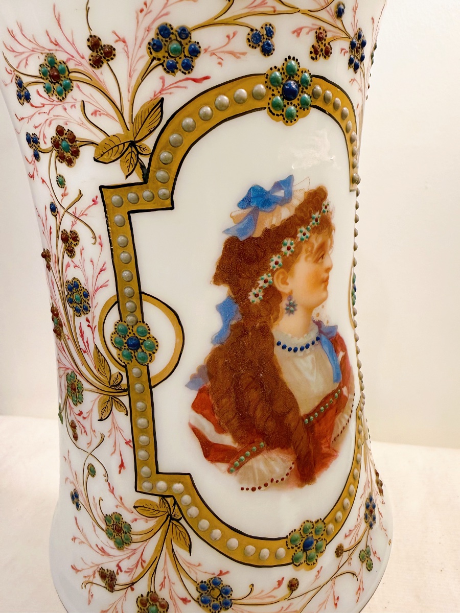 Vase en opaline -photo-4