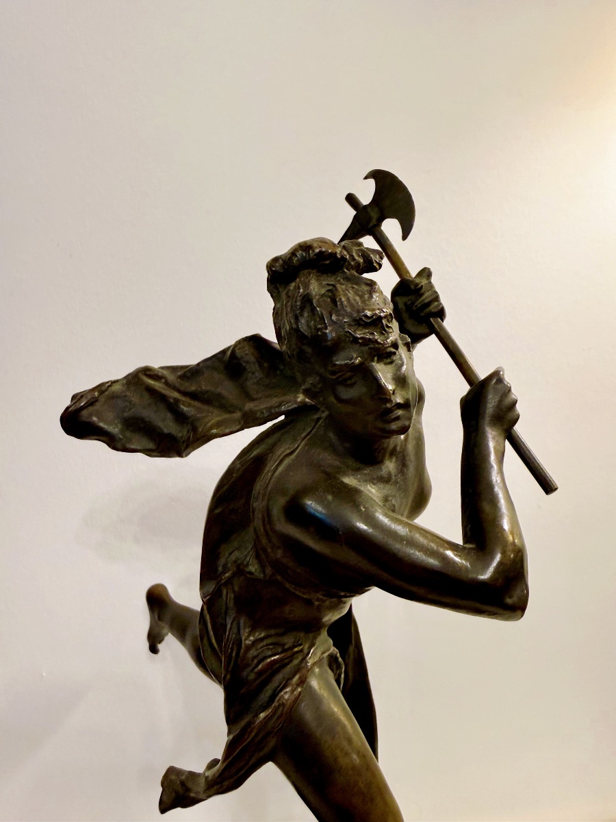 Carrier-Belleuse – Femme en mouvement, bronze-photo-1