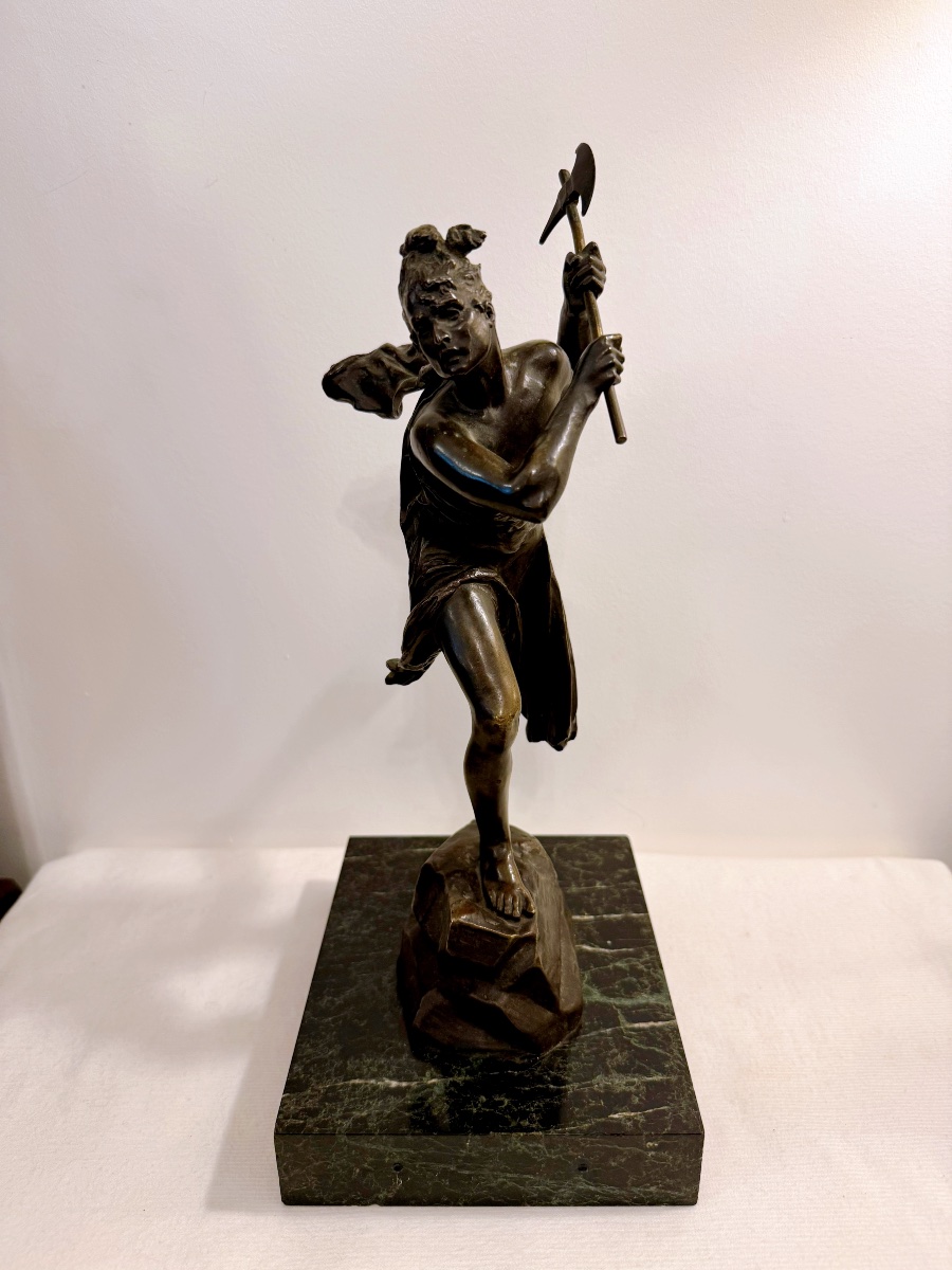 Carrier-Belleuse – Femme en mouvement, bronze