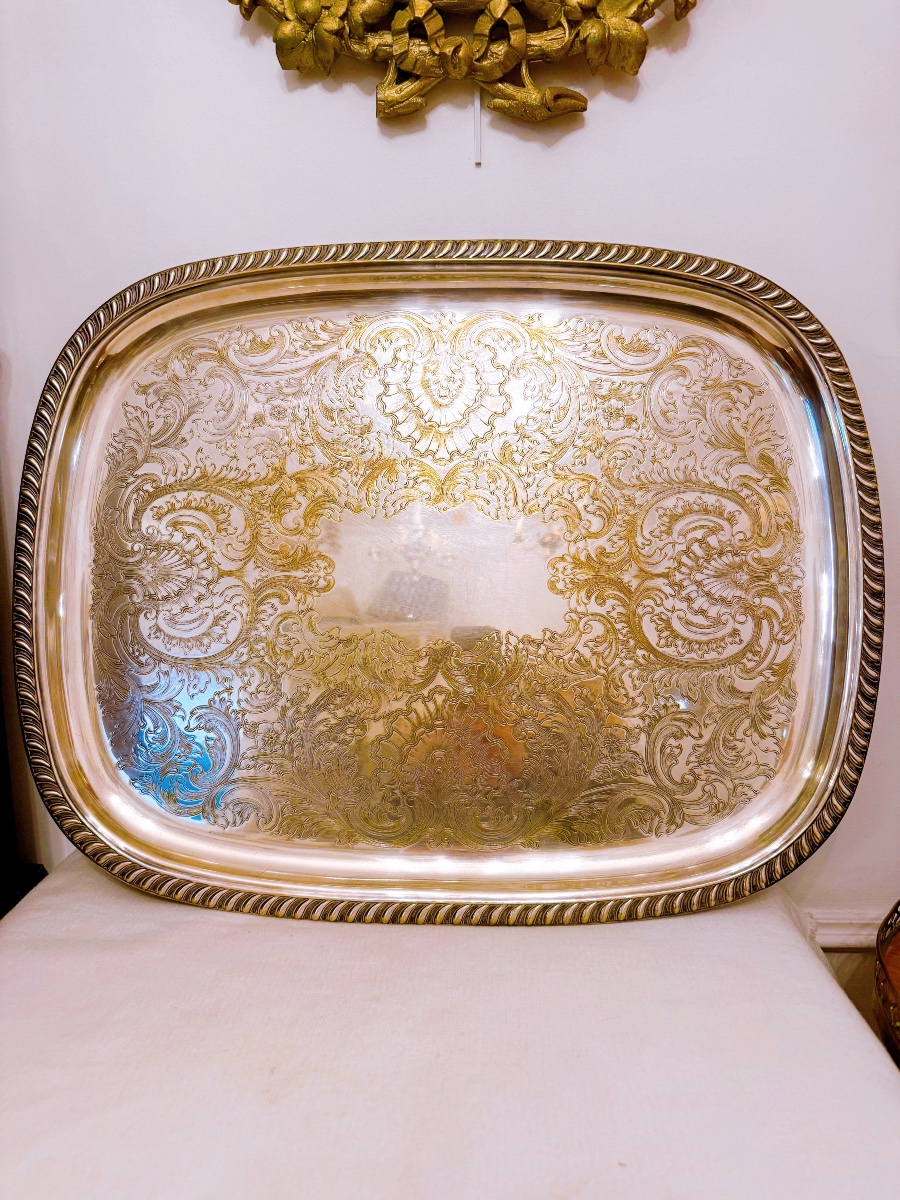Silver-colored Metal Tray -photo-3