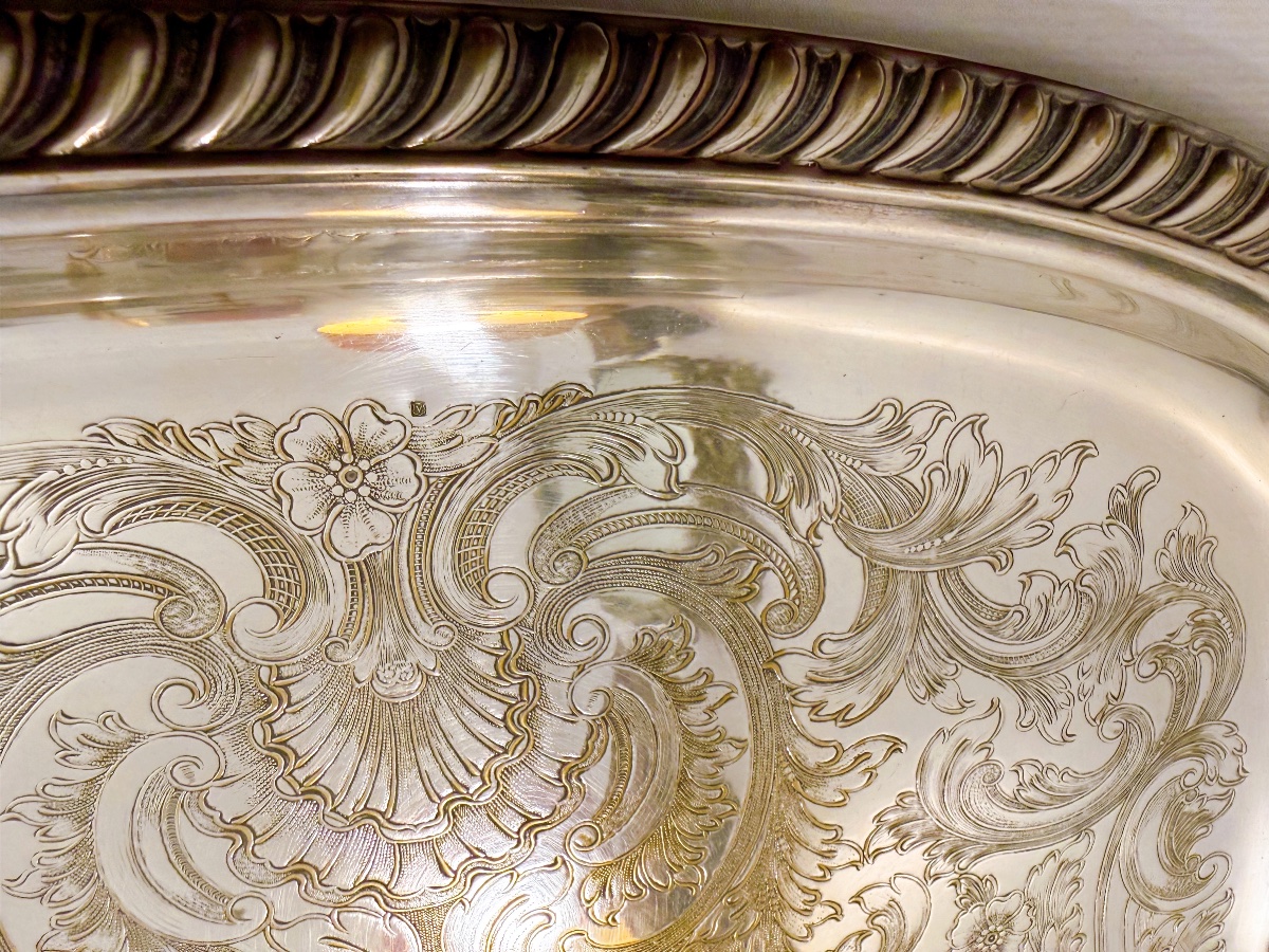 Silver-colored Metal Tray -photo-4