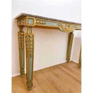 Console Avec Marbre Style Louis XVI