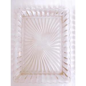 Pair Of Baccarat Crystal Trays