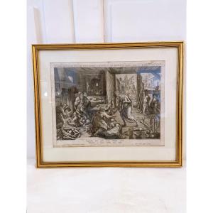 Engraving By Johannes Sadeler, Late 16th Century