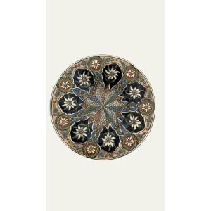 Plate With Edelweiss Motifs, Thun, Switzerland