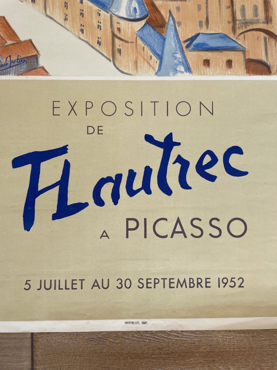 Poster “exhibition From F.lautrec To Picasso” 1952-photo-3