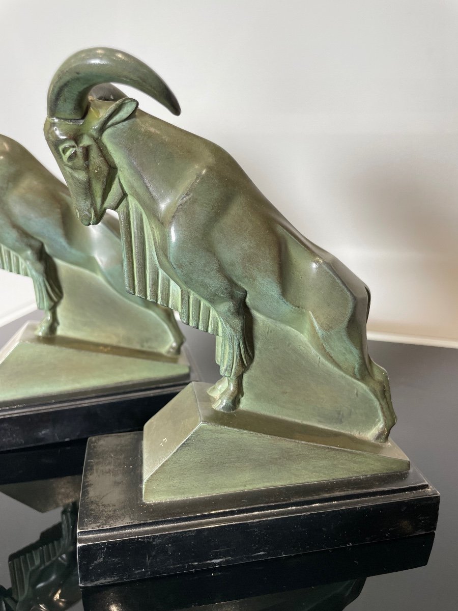 Max Le Verrier (1891-1973) Pair Of Bookends-photo-1