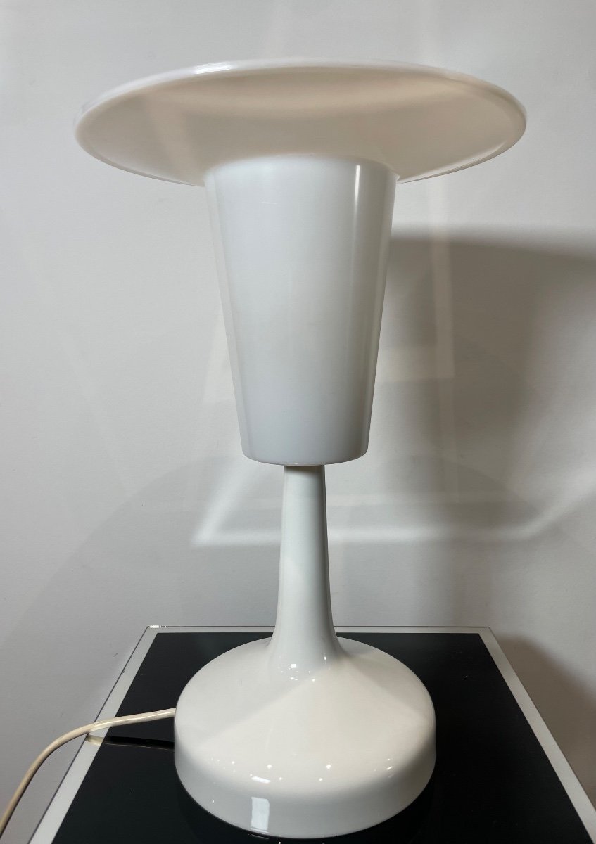 Rosenthal Manufacture. White Glazed Ceramic Lamp. 1970