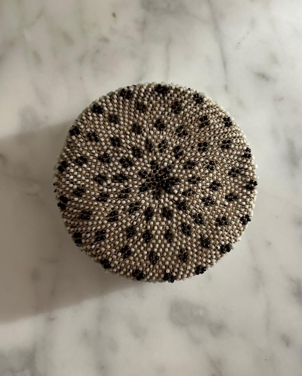 Fly Box From The Napoleon III Era, 19th-century Beaded Embroidery, Pralines-photo-2