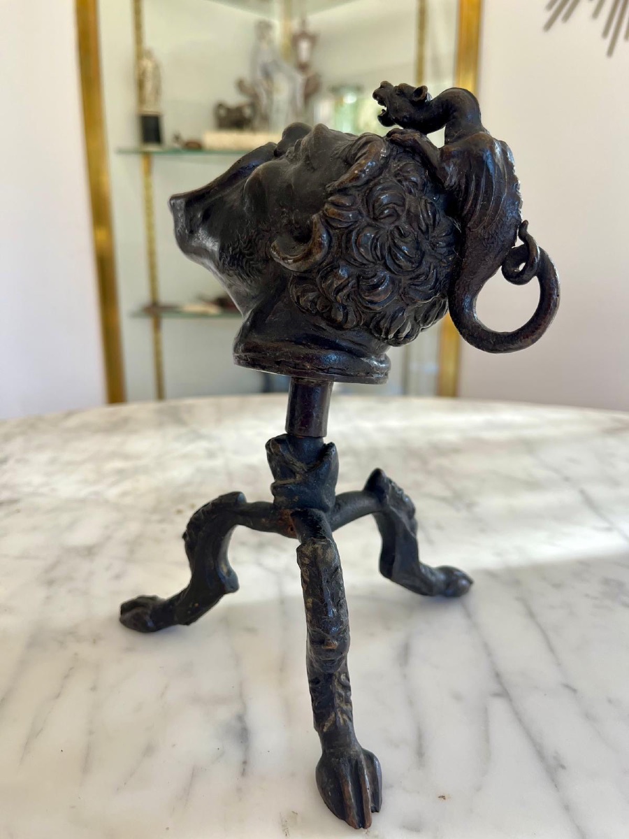 LAMPE A HUILE SATYRE-photo-1