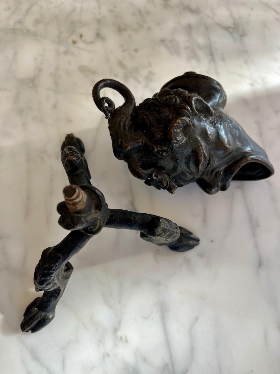 LAMPE A HUILE SATYRE-photo-3