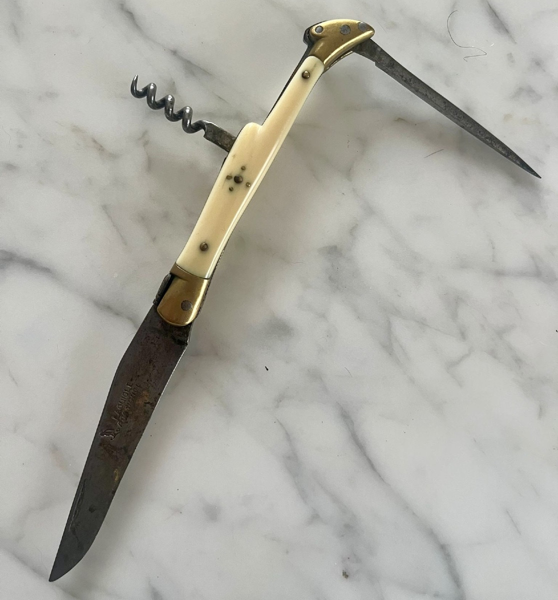 3-piece Folding Knife. Laguiole Rossignol 