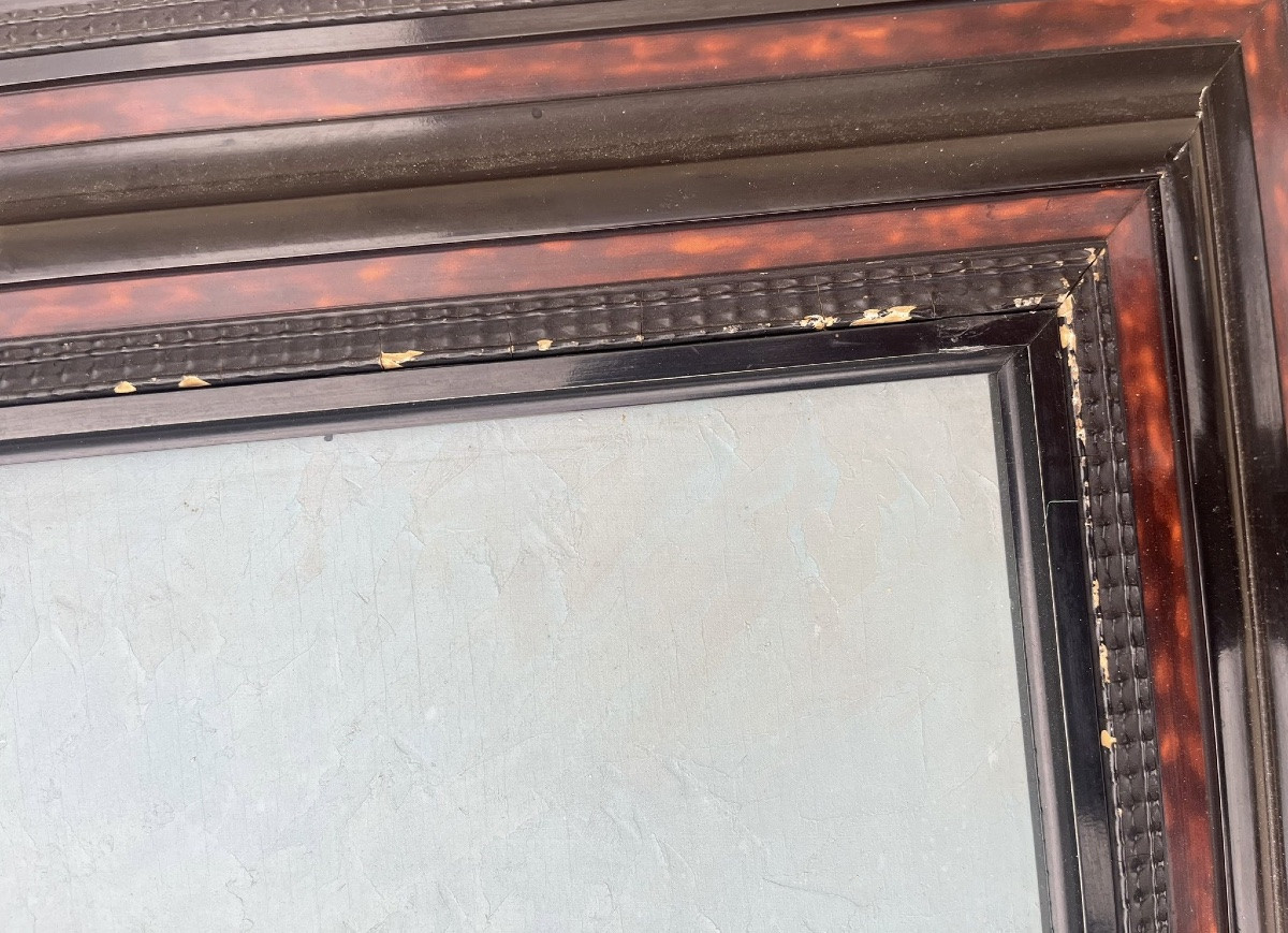 SAGER Xavier (1881-1969), port, huile sur panneau -photo-2