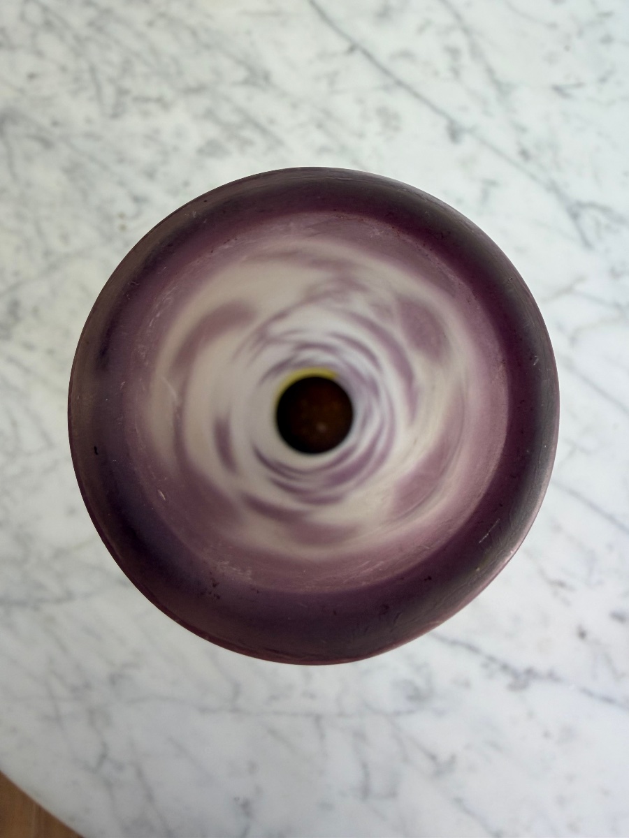 Emile Gallé (1848–1904), “wisteria” Vase  -photo-1