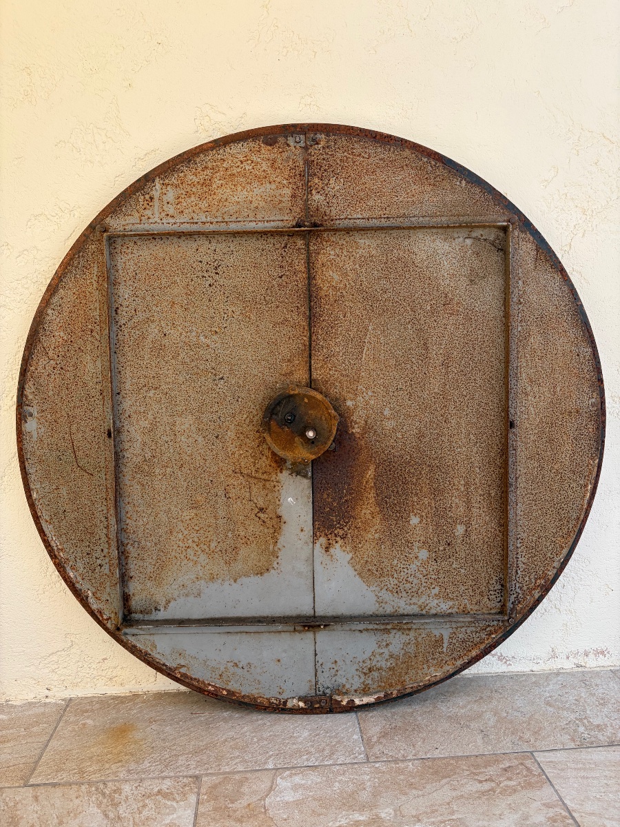 Large Bell Tower Clock Face. Circa 1900-photo-4