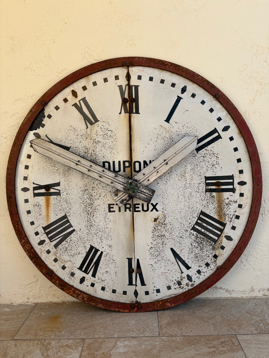 Large Bell Tower Clock Face. Circa 1900