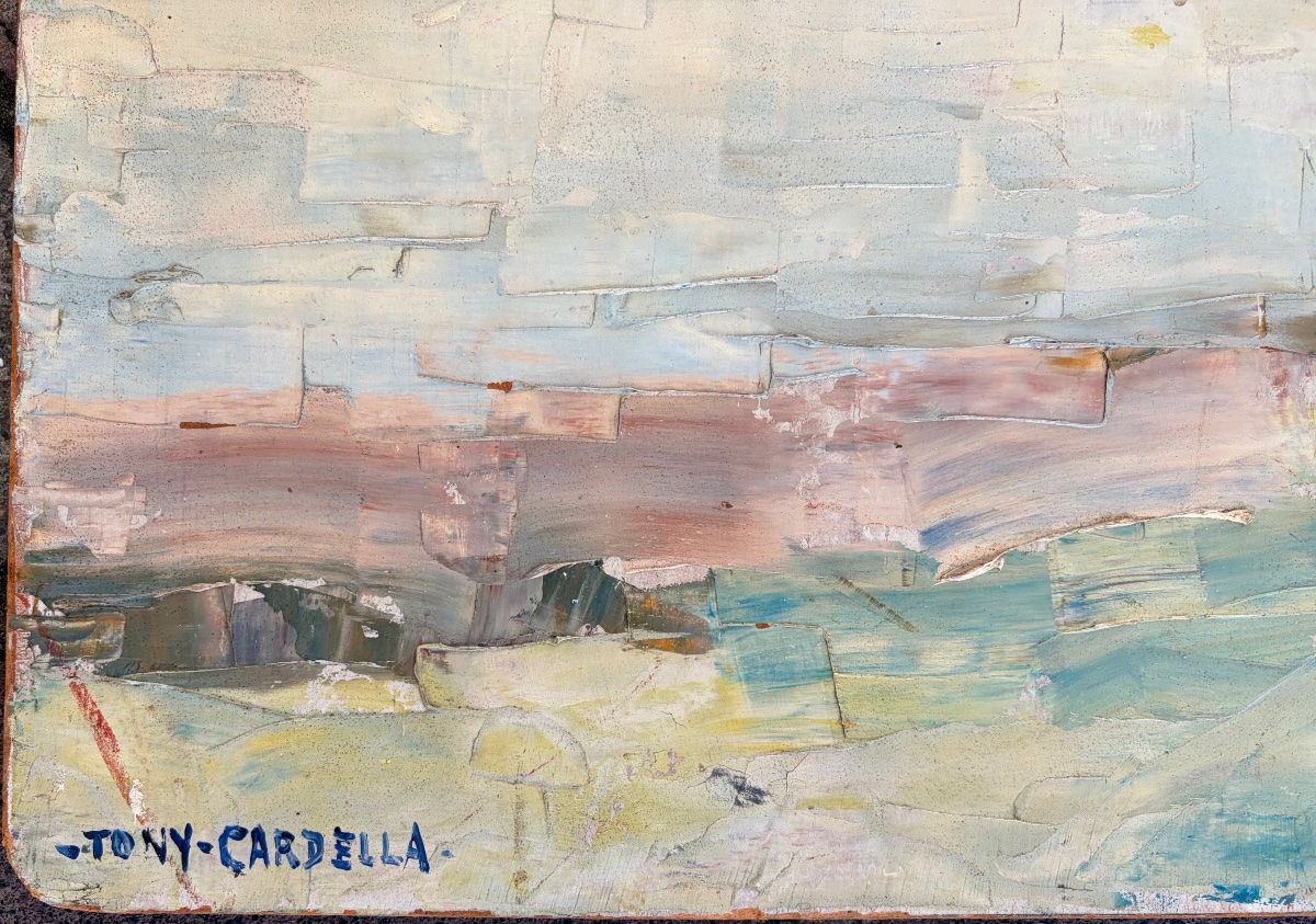 Tony Cardella – Erbalunga, Corse – Huile sur panneau-photo-1