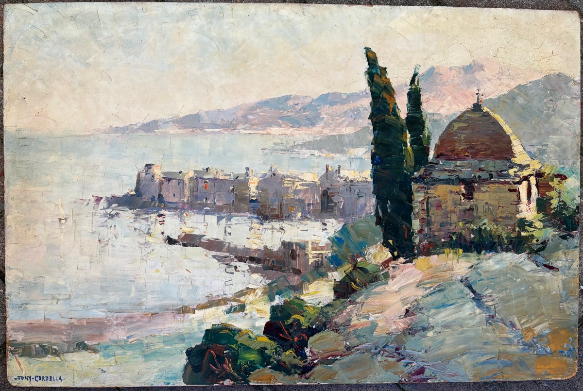 Tony Cardella – Erbalunga, Corse – Huile sur panneau