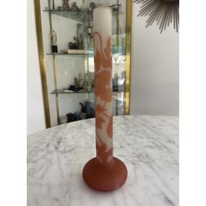 Gallé Establishments (1904-1936). High-necked Soliflore Vase