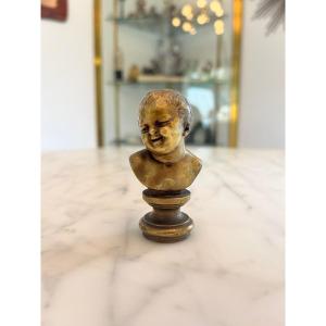 Bronze Seal Stamp “laughing John” Late 19th Century