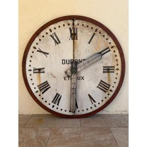 GRAND CADRAN D’HORLOGE DE CLOCHER. Vers 1900
