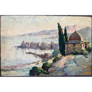 Tony Cardella - Erbalunga, Corsica – Oil On Panel