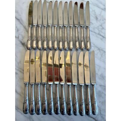 24 Louis XV Style Knives Maison Francois Frionnet