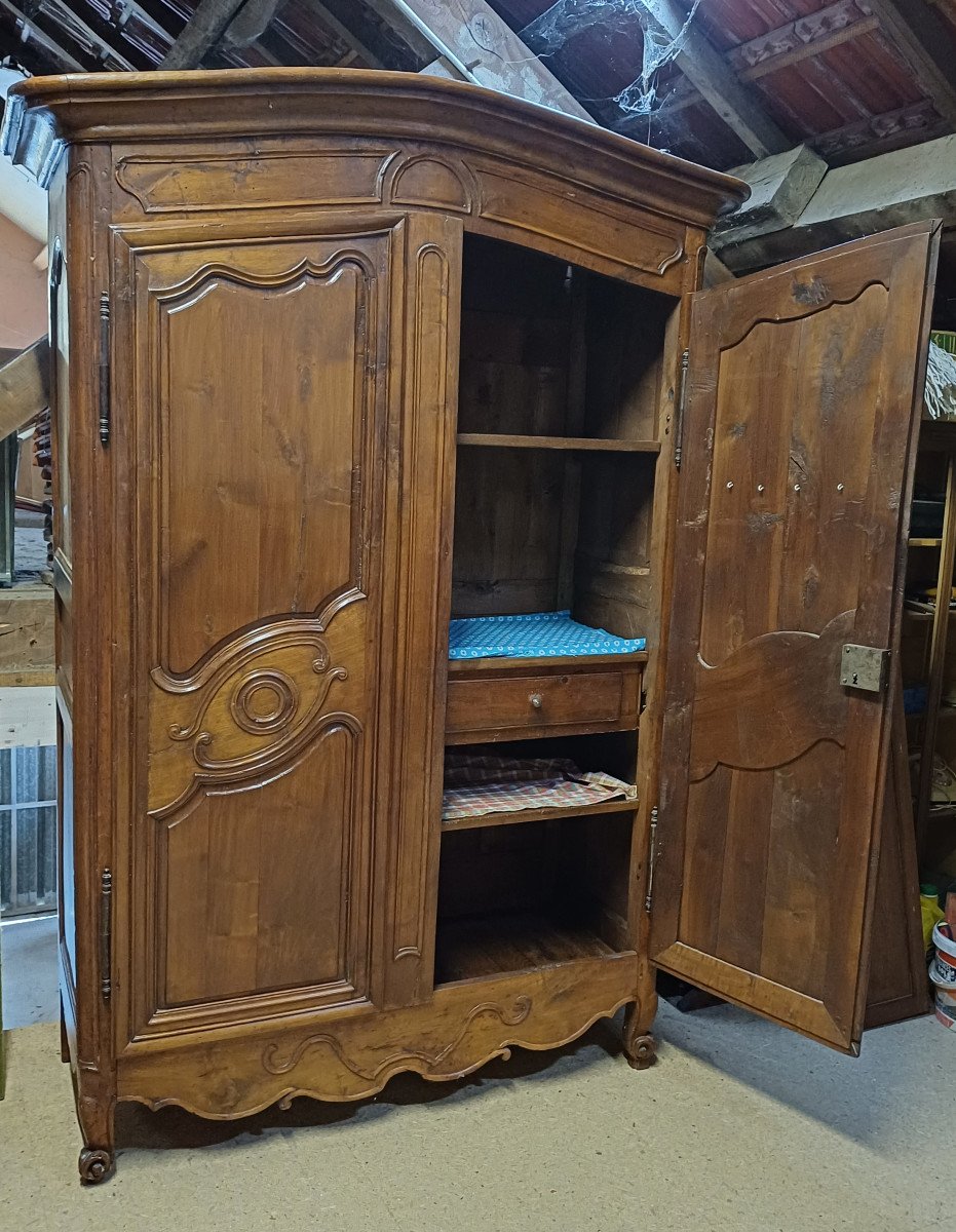 Louis XV Wardrobe In Natural Wood-photo-6