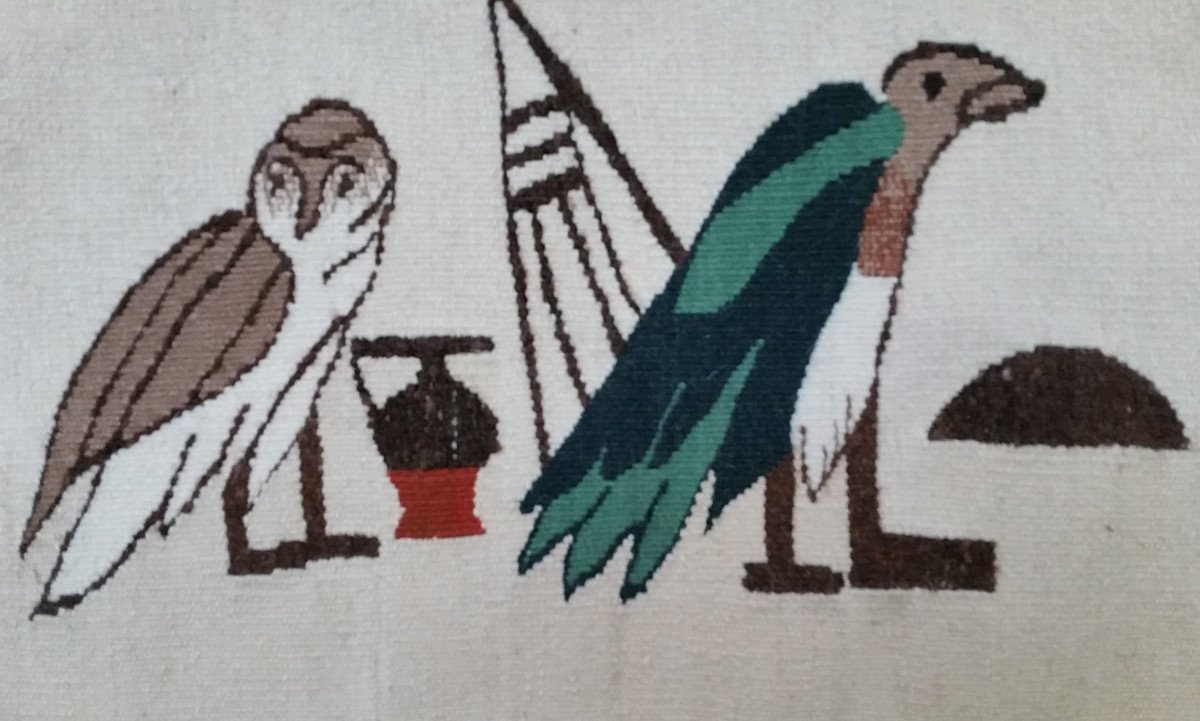 Pinoteau Mauricette: Enamel Artist, Former Artist At Fauré: Wool Tapestry-photo-3