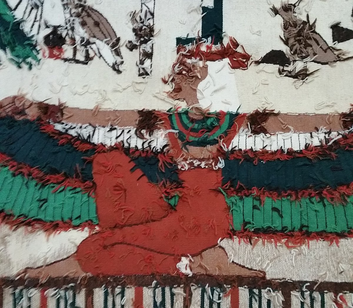 Pinoteau Mauricette: Enamel Artist, Former Artist At Fauré: Wool Tapestry-photo-2