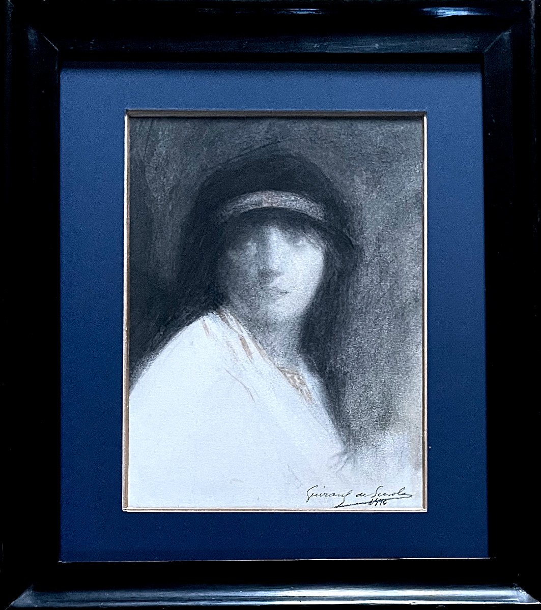 Lucien-victor Guirand De Scevola (1871-1950) Portrait Of A Young Princess, Signed And Dated 1896