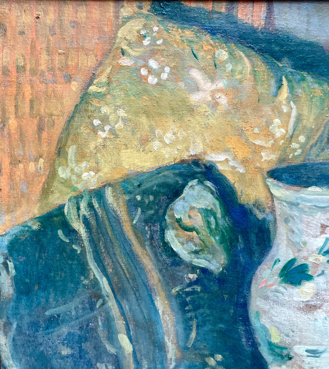 Adolphe BOIGEGRAIN (1870 - 1957)  Nature Morte , Huile sur toile ,  vers 1900-photo-1