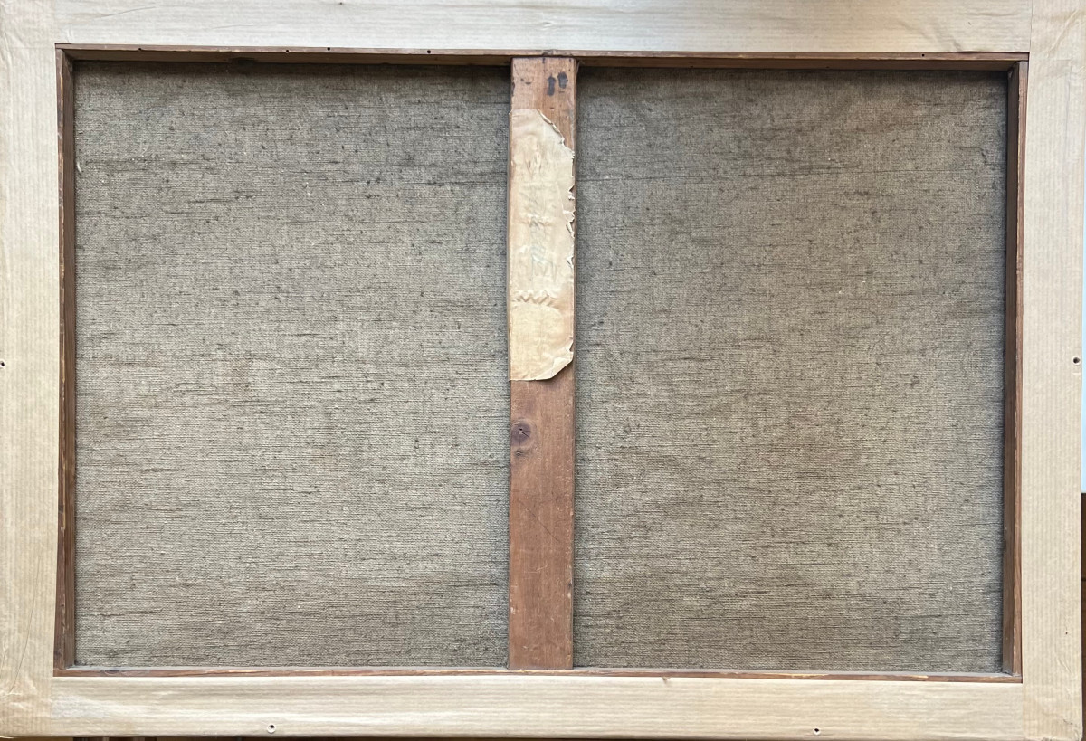 Guillaume Georges Roger (1867 - 1943) View At Twilight Of The Port Of Saint Mandrier, Signed Oil-photo-3