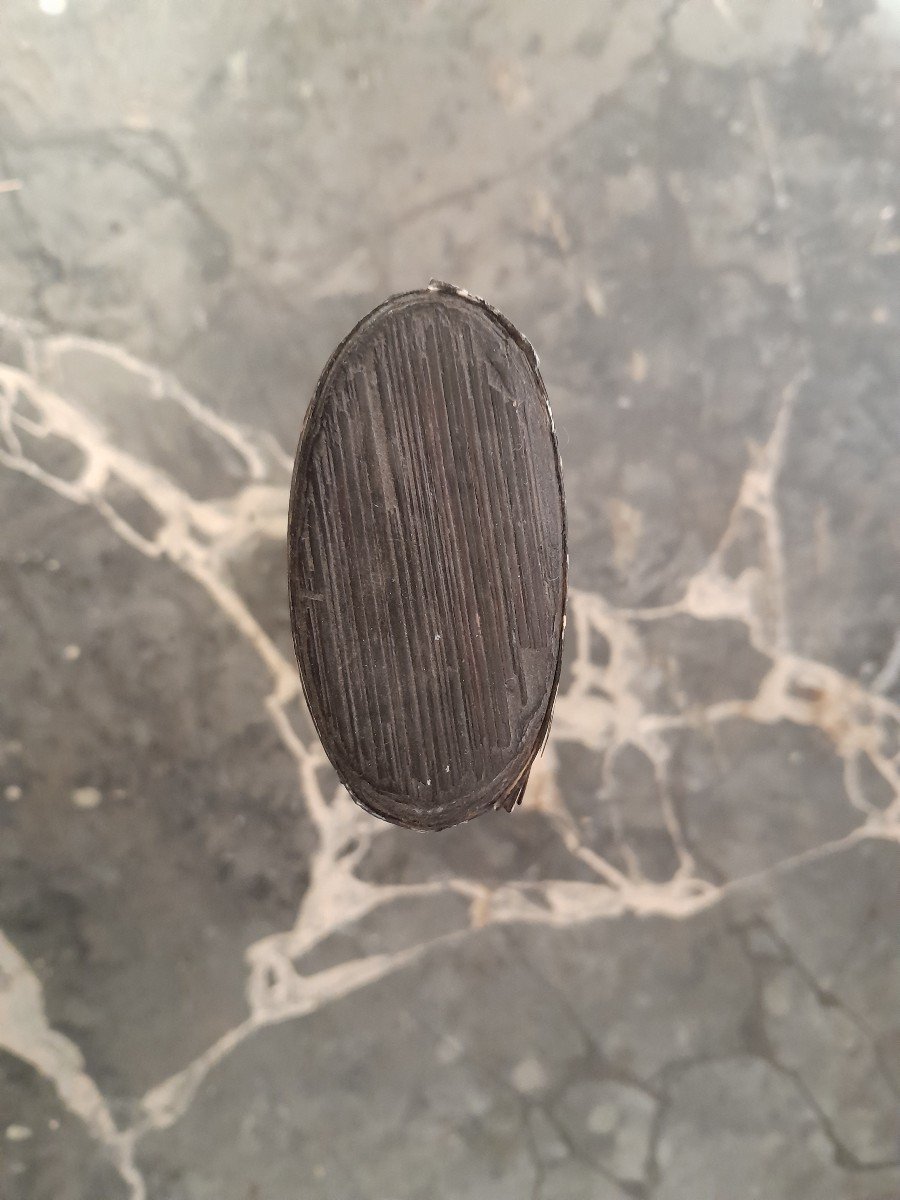 Etui En Marquèterie De Paille Décor Paysage - XIXème-photo-4